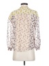 Joie 100% Silk Ivory Long Sleeve Silk Top Size XS - photo 2