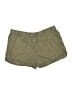 Piper 100% Linen Solid Green Khaki Shorts Size 16 - photo 1