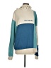 Eighty Eight Color Block Blue Pullover Hoodie Size S - photo 1