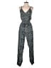 Assorted Brands Animal Print Blue Jumpsuit Size S - photo 1