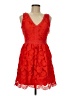 Soieblu 100% Polyester Red Cocktail Dress Size 6 - photo 1