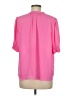 Current Air 100% Polyester Pink Short Sleeve Blouse Size M - photo 2