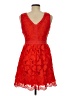 Soieblu 100% Polyester Red Cocktail Dress Size 6 - photo 2