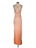 Cider Color Block Orange Cocktail Dress Size S - photo 2