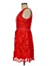 Soieblu 100% Polyester Red Cocktail Dress Size 6 - photo 5