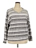 Nautica Print Gray Pullover Sweater Size XXL - photo 1