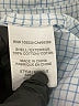 Joie 100% Cotton Checkered-gingham Blue Long Sleeve Button-Down Shirt Size L - photo 7