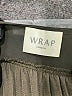 Wrap Black Short Sleeve Blouse Size 8 - photo 7