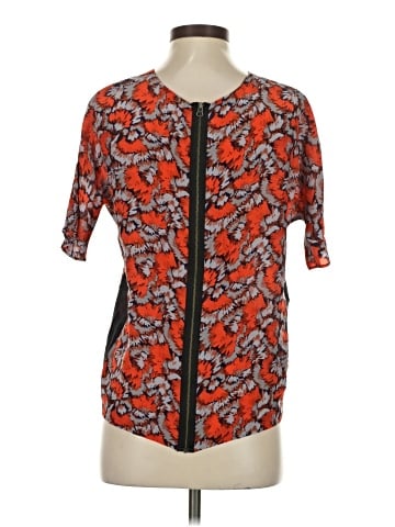 Eliot 3/4 Sleeve Silk Top (view 2)
