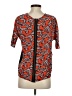 Eliot 100% Silk Orange 3/4 Sleeve Silk Top Size XS - photo 2