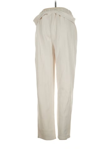 Madewell Brushed Herringbone Jacquard Tie-Waist Tapered Pants (view 2)