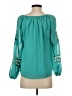 VAVA by Joy Han 100% Polyester Teal Long Sleeve Blouse Size XS - photo 2