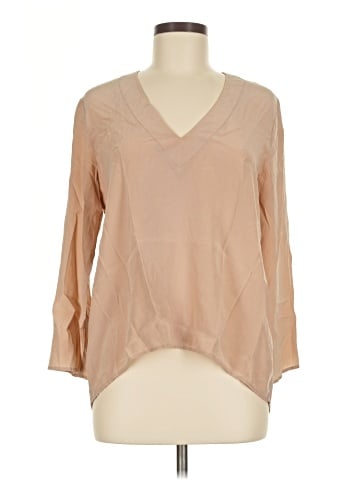 Amanda Uprichard 3/4 Sleeve Silk Top (view 1)