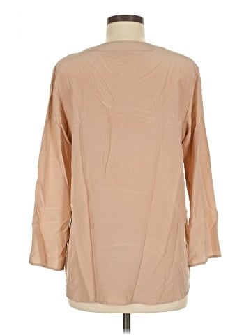Amanda Uprichard 3/4 Sleeve Silk Top (view 2)
