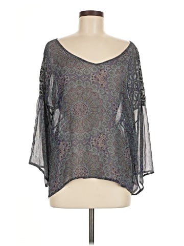 Language 3/4 Sleeve Blouse (view 1)