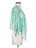 C. Wonder 100% Polyester Teal Kimono Size XS - photo 4
