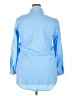 Misslook 100% Cotton Blue Long Sleeve Button-Down Shirt Size 3X - photo 2