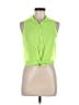 Forever Orchid 100% Polyester Green Sleeveless Blouse Size 16 - photo 1