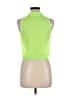 Forever Orchid 100% Polyester Green Sleeveless Blouse Size 16 - photo 2