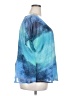 One World 100% Polyester Blue Short Sleeve Blouse Size 2X - photo 4