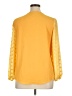 Unbranded 100% Polyester Yellow 3/4 Sleeve Blouse Size XL - photo 2