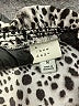 A New Day 100% Polyester Animal Print Silver Long Sleeve Blouse Size M - photo 7