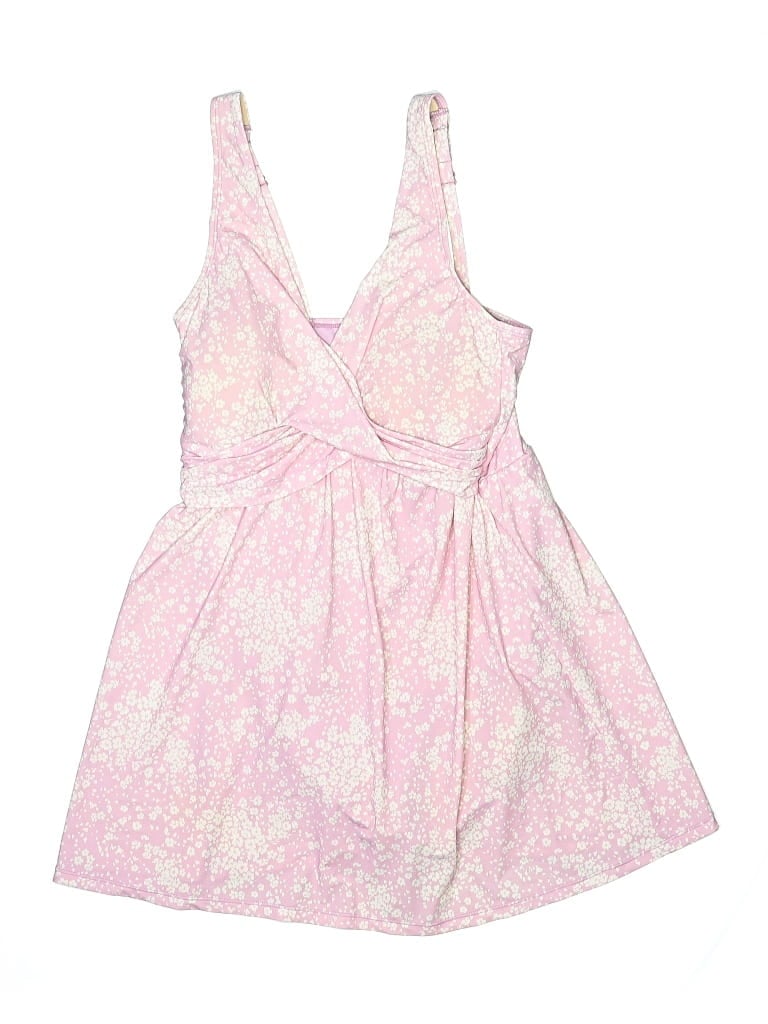 Pre-owned Lands' End Swimsuit Cover Up In Pink