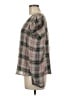 Drew Plaid Gray 3/4 Sleeve Blouse Size M - photo 5