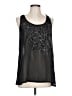 Ted Baker London 100% Polyester Black Sleeveless Blouse Size 10 (4) - photo 1
