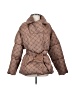 ASOS 100% Polyester Argyle Brown Coat Size 4 - photo 1
