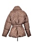 ASOS 100% Polyester Argyle Brown Coat Size 4 - photo 2