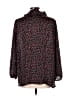 BonWorth 100% Polyester Floral Black 3/4 Sleeve Blouse Size L (petite) - photo 2