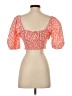 Billabong Orange 3/4 Sleeve Blouse Size S - photo 2
