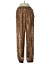 Assorted Brands 100% Polyester Animal Print Gold Casual Pants Size S - photo 1