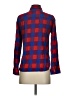 American Eagle Outfitters Plaid Red Long Sleeve Button-Down Shirt Size S - photo 2