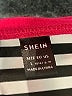 Shein Stripes Pink Short Sleeve Top Size L - photo 7