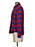 American Eagle Outfitters Plaid Red Long Sleeve Button-Down Shirt Size S - photo 5