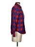 American Eagle Outfitters Plaid Red Long Sleeve Button-Down Shirt Size S - photo 4