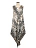 Everlily Animal Print Gray Casual Dress Size M - photo 2