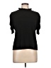 CeCe 100% Polyester Black Short Sleeve Top Size L - photo 1