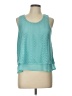 Candie's 100% Polyester Teal Sleeveless Blouse Size L - photo 1
