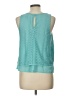 Candie's 100% Polyester Teal Sleeveless Blouse Size L - photo 2