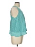 Candie's 100% Polyester Teal Sleeveless Blouse Size L - photo 4