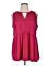Torrid Red Sleeveless Blouse Size 2X Plus (2) - photo 1