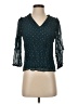 Caballero Teal 3/4 Sleeve Blouse Size XS - photo 1
