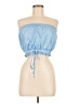 Fashion Nova 100% Polyester Blue Sleeveless Blouse Size M - photo 1