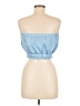 Fashion Nova 100% Polyester Blue Sleeveless Blouse Size M - photo 2