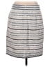 Tabitha Stripes Gray Casual Skirt Size 4 - photo 2