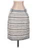 Tabitha Stripes Gray Casual Skirt Size 4 - photo 1