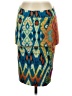 Philthy Ragz Print Teal Casual Skirt One size - photo 1